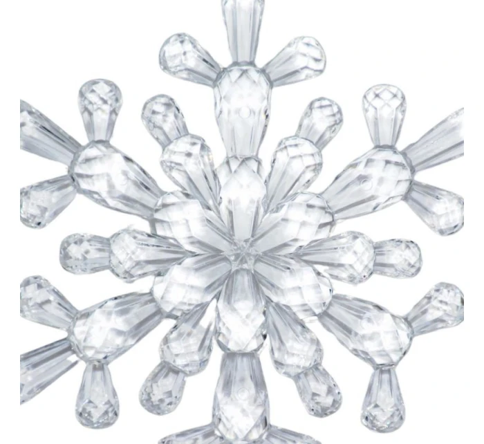 Závěsná dekorace sněhové vločky 12x12 CM MODEL 4 Závěsná dekorace sněhové vločky 12x12 CM MODEL 4