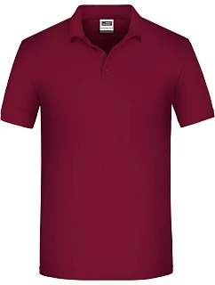 JN Pánské pracovní bio piqué polo 02.0 wine model 22414432 - Daiber