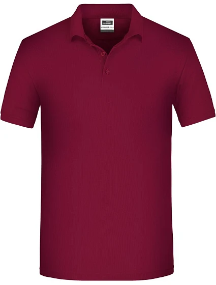 Daiber JN 874 Pánské pracovní bio piqué polo 02.0874 wine Daiber JN 874 Pánské pracovní bio piqué polo 02.0874 wine