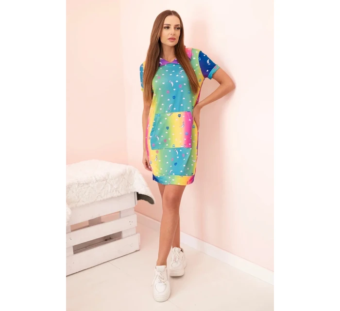 Dámské šaty na ramínkách s ozdobnými sponami béžová