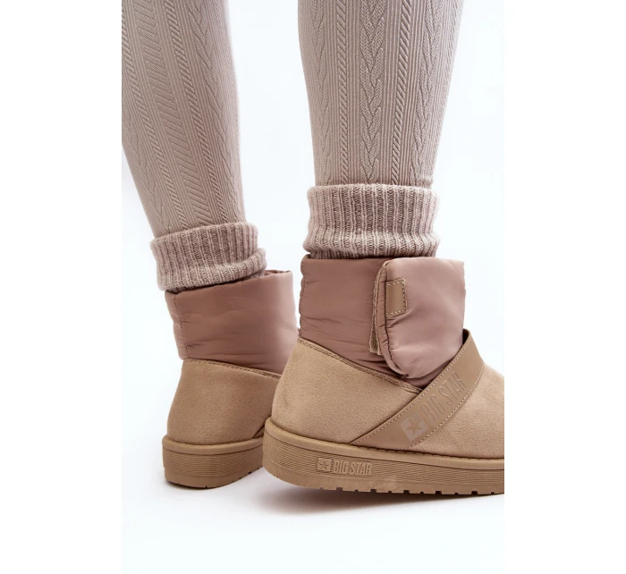 Sněhové Boty Na Platformě Bežové Big Star model 21637073 - Big Star Shoes Sněhové Boty Na Platformě Bežové Big Star model 21637073 - Big Star Shoes