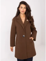 Płaszcz IT PL model 21393079 brązowy - FPrice Płaszcz IT PL model 21393079 brązowy - FPrice