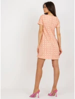 Šaty LK SK 1119.96 broskví