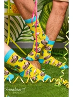 Sada ponožek PARTY BOX 3 páry duhových ponožek Sada ponožek PARTY BOX 3 páry duhových ponožek