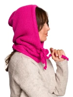 Dámská pletená kapuce model 21860815 béžová - BeWear Dámská pletená kapuce model 21860815 béžová - BeWear