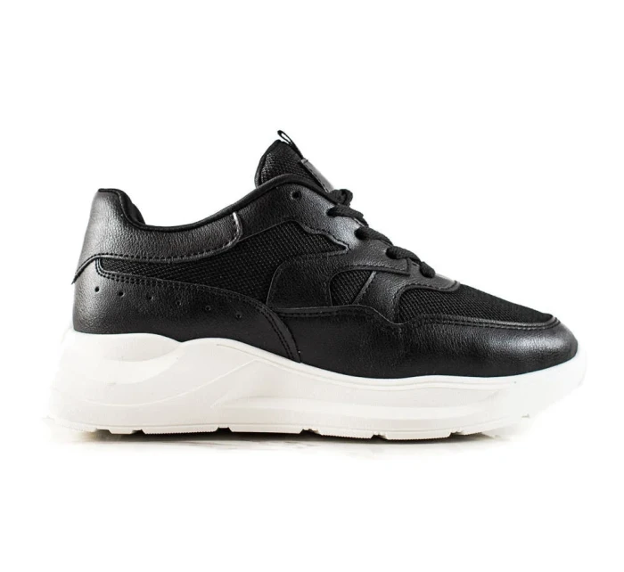 Trendy tenisky černé dámské bez podpatku Trendy tenisky černé dámské bez podpatku