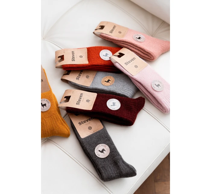 Ponožky Steven art.044 Alpaca vlněné dámské 35-40