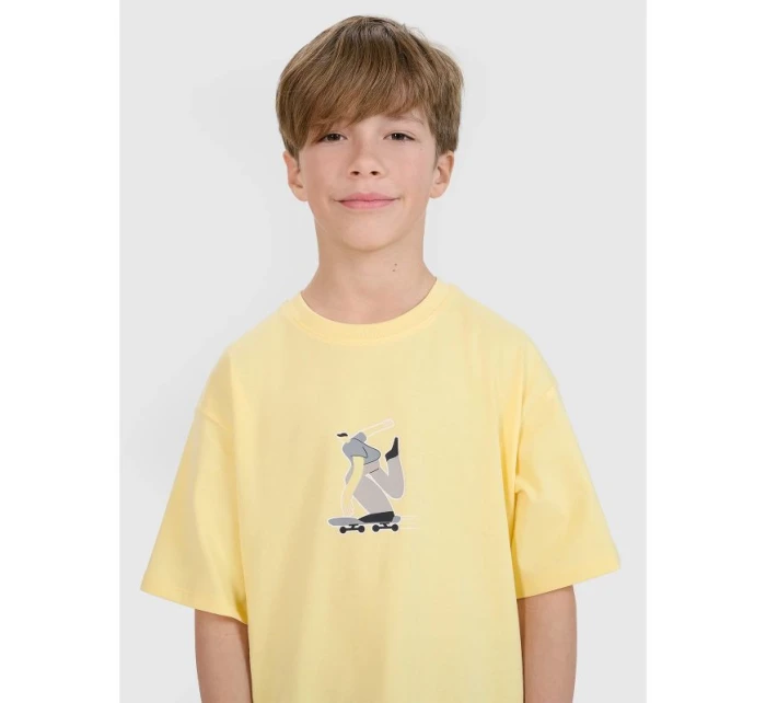 Chlapecké tričko s potiskem 4F 4FJRSS25TTSHM2641-73S