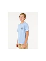 Dětské tričko RIP CURL STAPLE TEE – BOY, modré Dětské tričko RIP CURL STAPLE TEE – BOY, modré