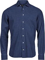 Tee Jays TJ 4004 Denim košile s dlouhým rukávem 18.4004 blue denim