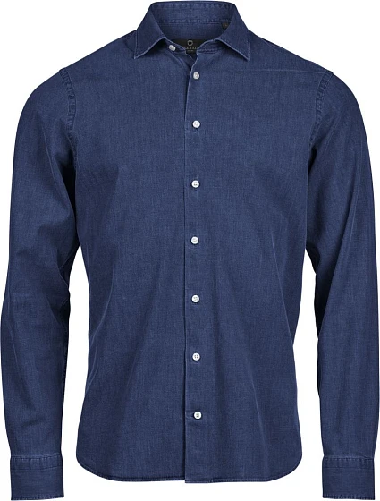 Tee Jays TJ 4004 Denim košile s dlouhým rukávem 18.4004 blue denim Tee Jays TJ 4004 Denim košile s dlouhým rukávem 18.4004 blue denim