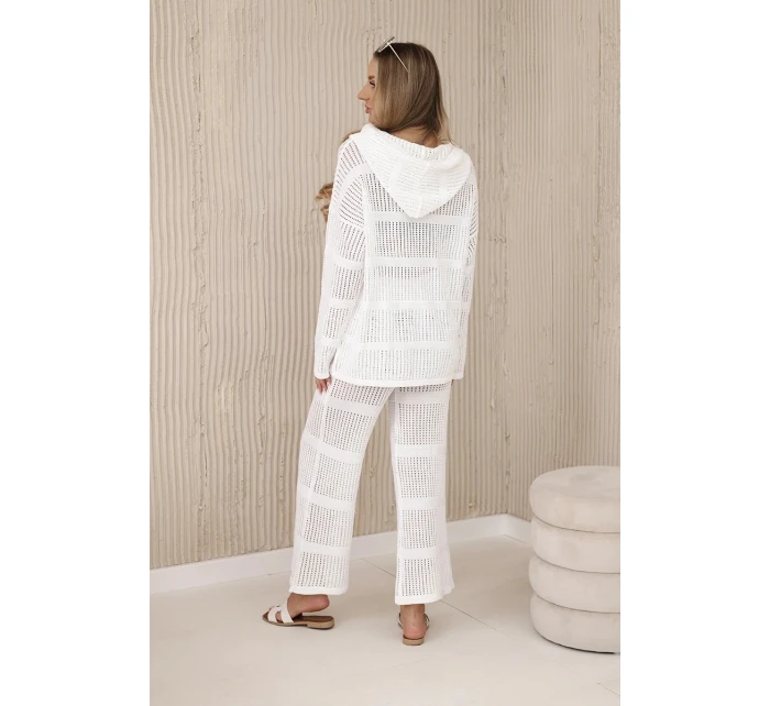 Plážový set z bílý model 20247412 - K-Fashion Plážový set z bílý model 20247412 - K-Fashion