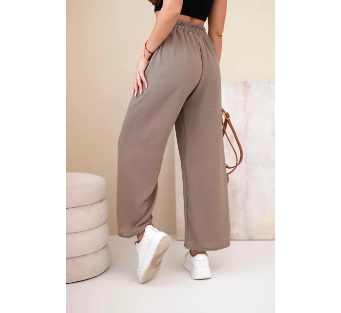 Kalhoty s širokým nohavicí fango