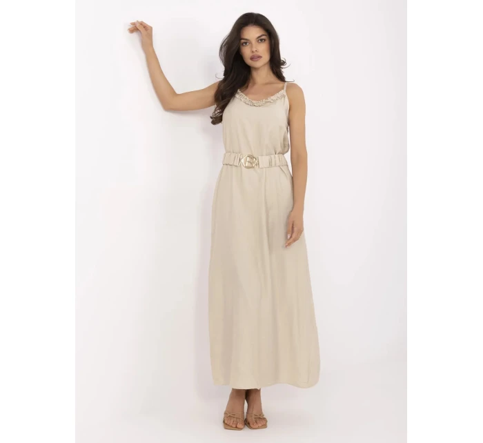 Sukienka MI SK model 21133056 beżowy - FPrice