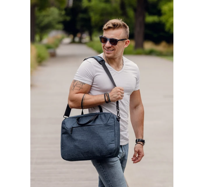 Pánská taška na notebook Vuch Mailo Blue