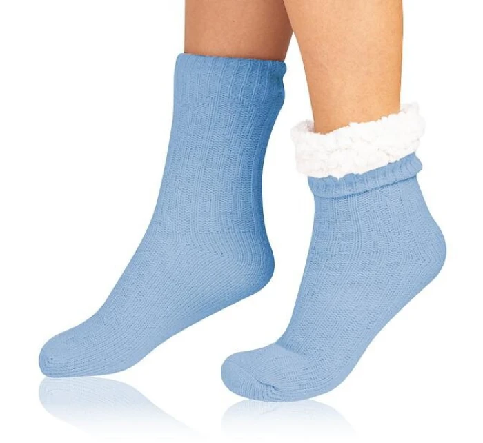 Extrémně teplé ponožky EXTRA WARM SOCKS Světle modrá - BELLINDA