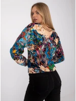 Dámská halenka DHJ BZ 6550 3.14P tmavě modrá -