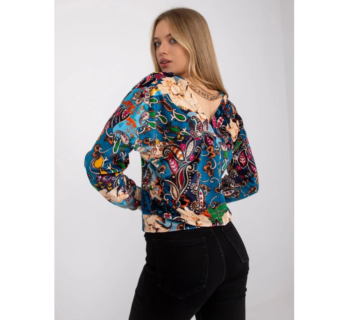 Dámská halenka DHJ BZ 6550 3.14P tmavě modrá -