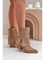 Boty na podpatku model 203869 Step in style Boty na podpatku model 203869 Step in style