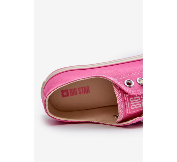 Nízké dámské tenisky Big Star model 21654830 Růžové - Big Star Shoes Nízké dámské tenisky Big Star model 21654830 Růžové - Big Star Shoes