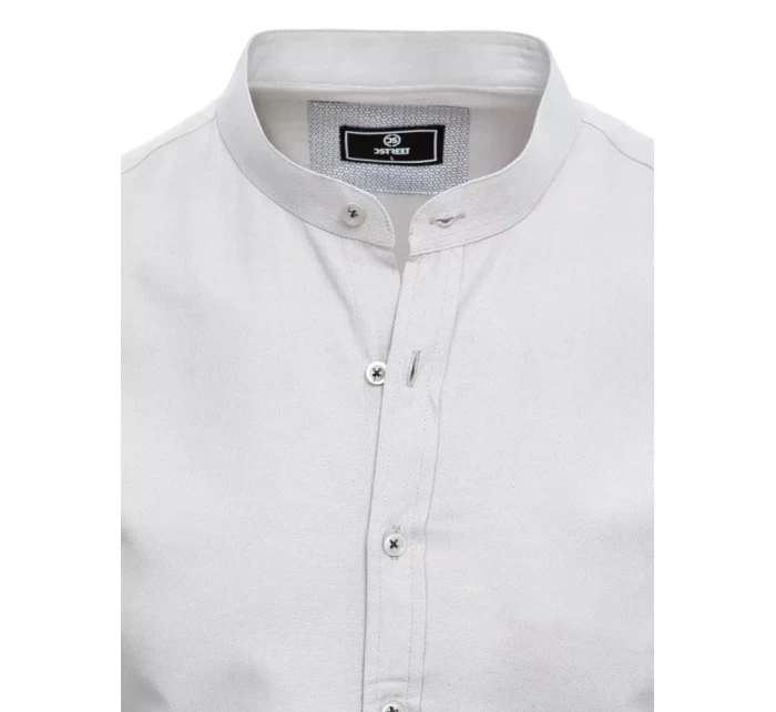 Pánské světle šedé tričko s krátkým rukávem Dstreet KX0999