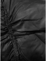 Černá dámská bunda pro přechodné období s podšívkou model 21245847 - XINYILUN