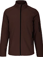Kariban K 401 Pánská 3-vrstvá softshellová bunda 20.K401 chocolate