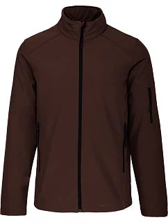 Kariban K 401 Pánská 3-vrstvá softshellová bunda 20.K401 chocolate