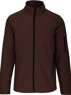 K 401 Pánská 3vrstvá softshellová bunda model 22508736 chocolate - Kariban