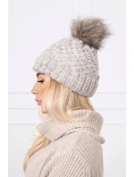 Čepice K169 světle béžová