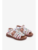 Dětské Sandály Dívčí Z Eko Kůže Ovoce Multikolor Mariana Dětské Sandály Dívčí Z Eko Kůže Ovoce Multikolor Mariana
