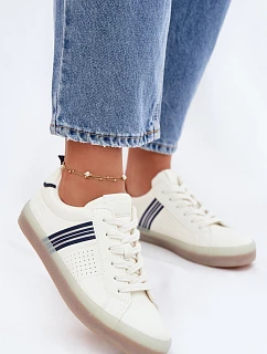 Eko kožené dámské tenisky Big Star model 22074741 Bílé - Big Star Shoes