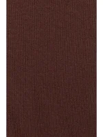 M819 Zavinovací šaty z žebrového úpletu - hnědé