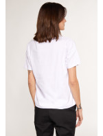 Monnari Trička Bavlněné tričko s potiskem Bílá