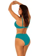 Dámské dvoudílné plavky Fashion 18 model 18442858 tyrkysové - Self Dámské dvoudílné plavky Fashion 18 model 18442858 tyrkysové - Self