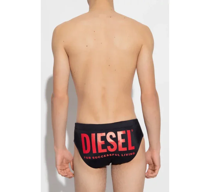 Pánské slipové plavky A09677-0JMAK-900 černé - Diesel Pánské slipové plavky A09677-0JMAK-900 černé - Diesel