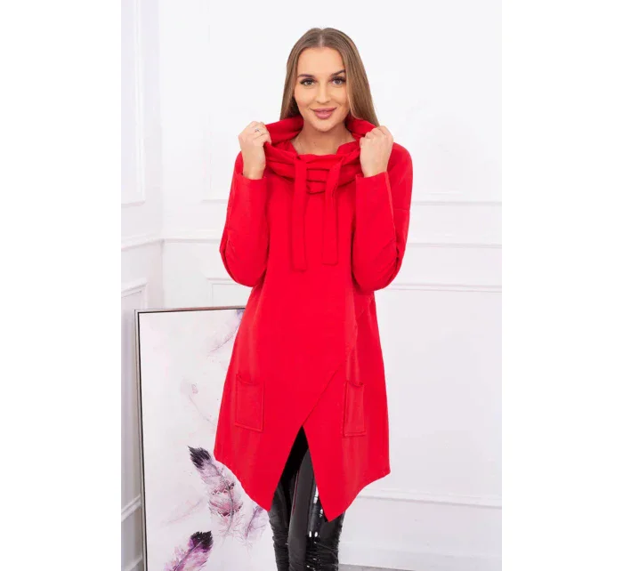 Tunika nadměrné velikosti model 20892368 červená - Kesi