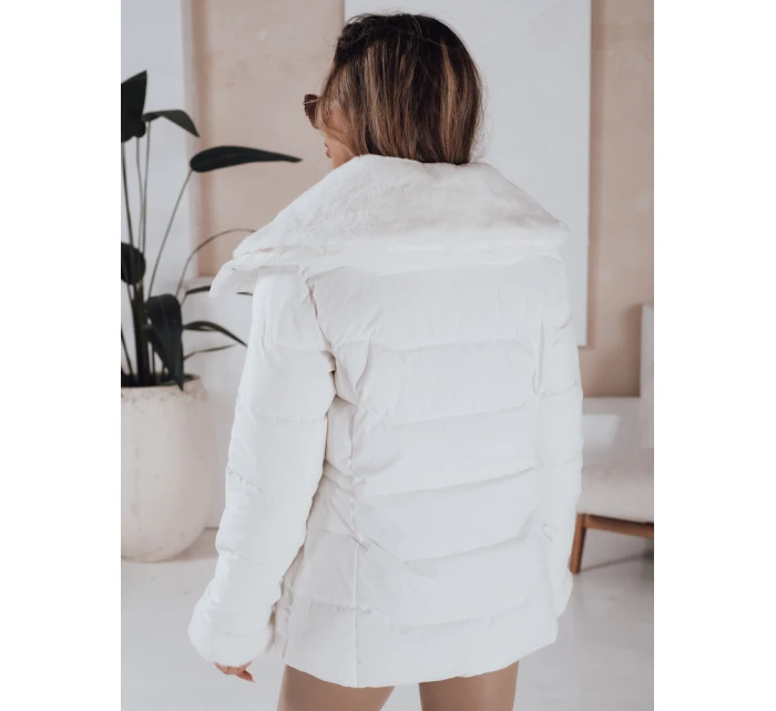 Dámská prošívaná bunda WINTERGIRL bílá FashionStreet TY4934