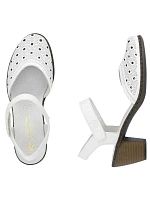 Kožené pohodlné sandály W model 22066508 white - Rieker