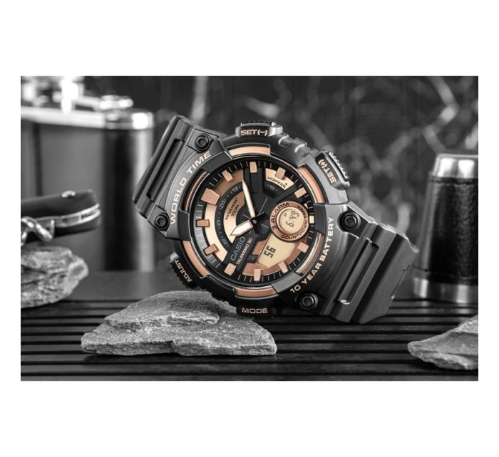 Pánské hodinky CASIO Gerton AEQ-110W-1A3VDF + BOX Pánské hodinky CASIO Gerton AEQ-110W-1A3VDF + BOX