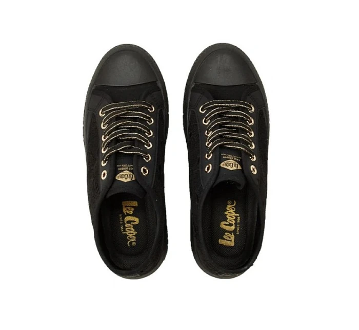 Lee Cooper dámské sportovní boty black platform lace-up dámské Lee Cooper dámské sportovní boty black platform lace-up dámské