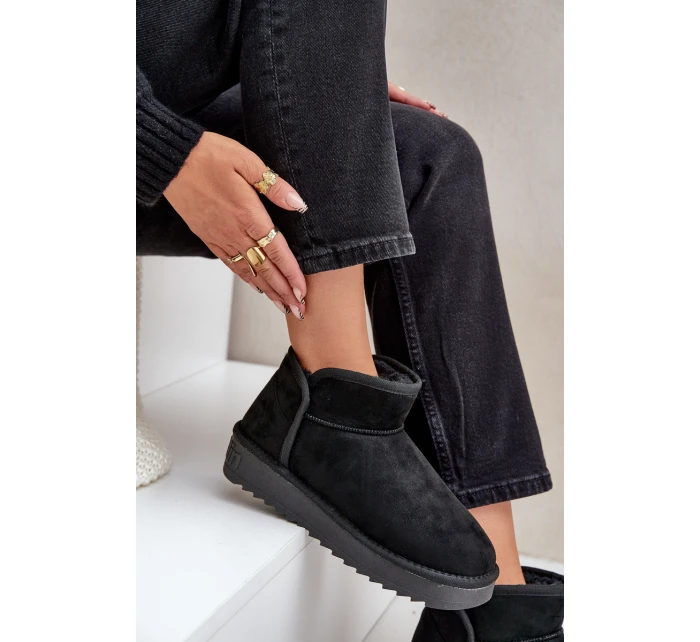 Dámské Sněhule Na Platformě D.Franklin DFSH370010 Černé