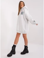 Mikina D10606BA02406D2 světle šedá