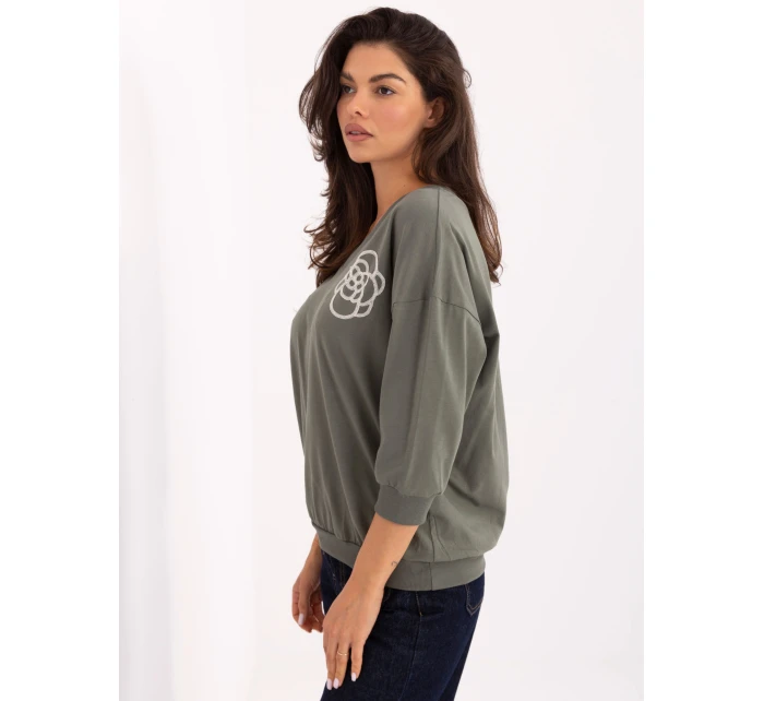 Halenka RV BZ A891.21P khaki barva Halenka RV BZ A891.21P khaki barva