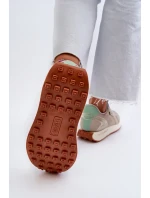 Dámské tenisky na platformě Memory Foam Big Star Platform Beige