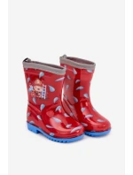 Dětské holínky „hasič“ Breezly – červené
