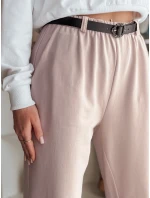 Dámské kalhoty chinos s páskem růžová Dstreet model 21986265 - FashionStreet Dámské kalhoty chinos s páskem růžová Dstreet model 21986265 - FashionStreet