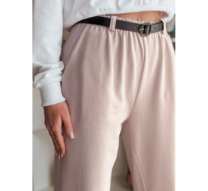 Dámské kalhoty chinos s páskem růžová Dstreet model 21986265 - FashionStreet Dámské kalhoty chinos s páskem růžová Dstreet model 21986265 - FashionStreet