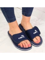 Sportovní žabky na suchý zip navy blue Kubota Sportovní žabky na suchý zip navy blue Kubota