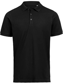 OCS Polo Unisex piqué polo z těžké bavlny model 22465491 black - Untagged Movement